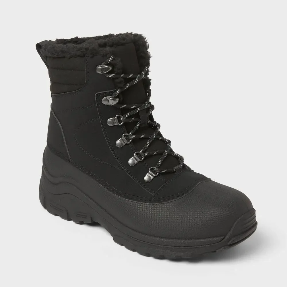 All In Motion Blaise Snow Boots Black 12 NWT